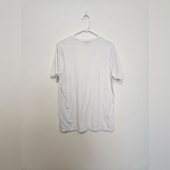 Mens Paige White V Neck Tee Shirt Medium - Picture 4 of 5